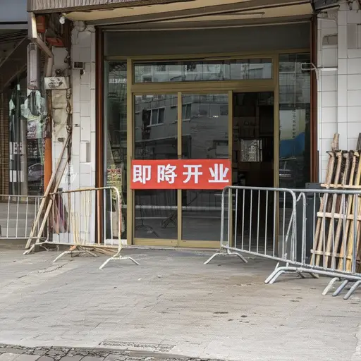 新商店下个月才会开业。