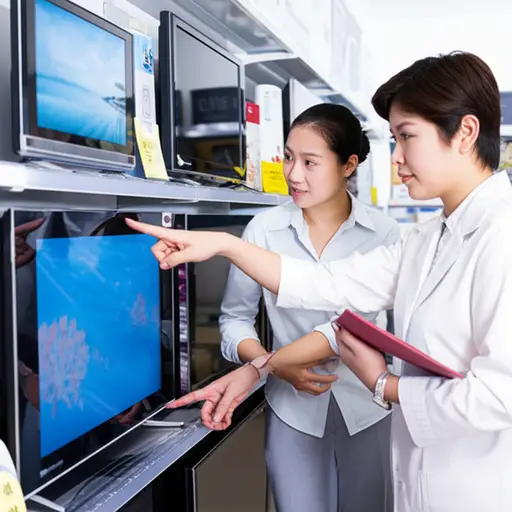 他答应给我打七折，所以我决定从他那里买电视。