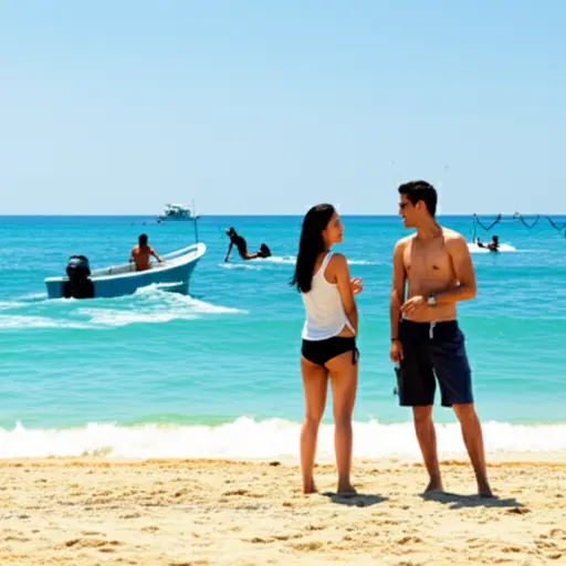 我们可以去钓鱼、潜水或风帆冲浪，这取决于你想如何度过时间。