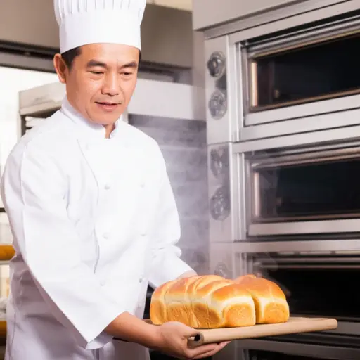 我叔叔是个面包师，做的面包非常好吃。