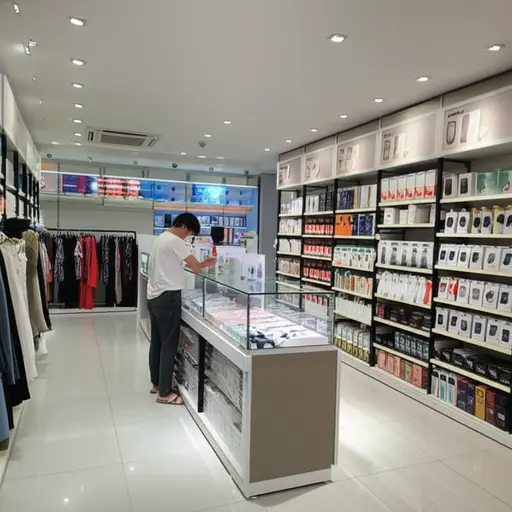 这家商店销售各种商品，从服装到电子产品。