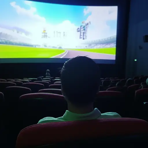 我昨天看了一部精彩的电影。