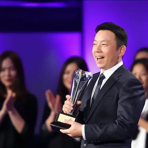 他的获奖感言非常简短。