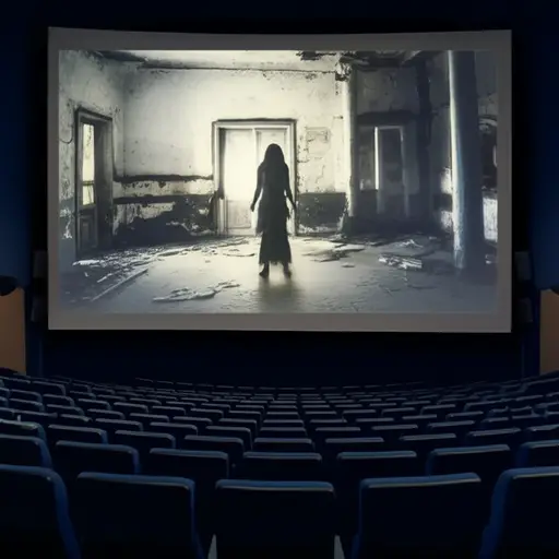 这部恐怖电影是关于一个鬼的。