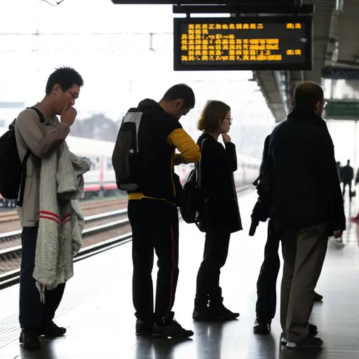 当火车晚点且没有解释时，真的很烦人。