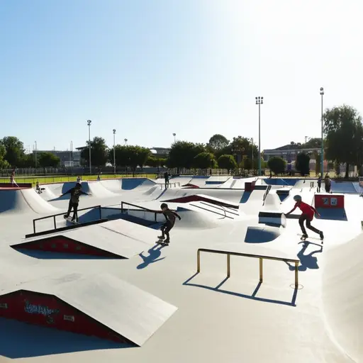 太酷了，伙计！他们竟然建了一个很好的滑板公园，有水池、半管、趣味箱、几条栏杆，当然还有许多坡道。