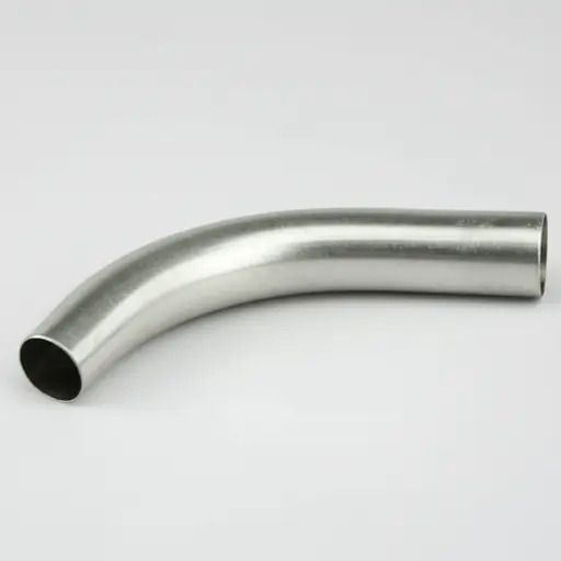 管子上有一个弯曲部分，所以你看不到从一端到另一端。