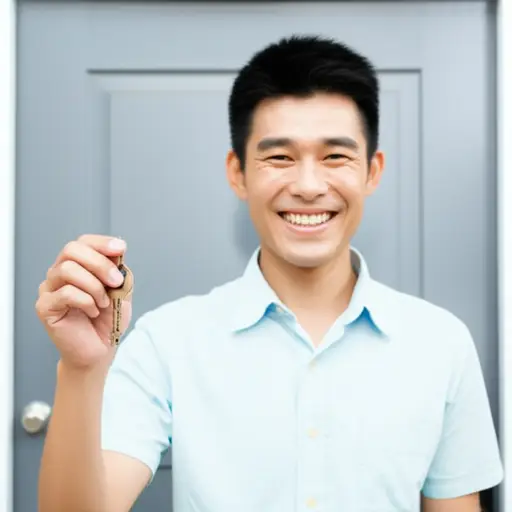 幸运的是，他找到了钥匙。