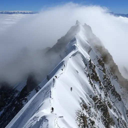 它是最难攀登的山峰之一。