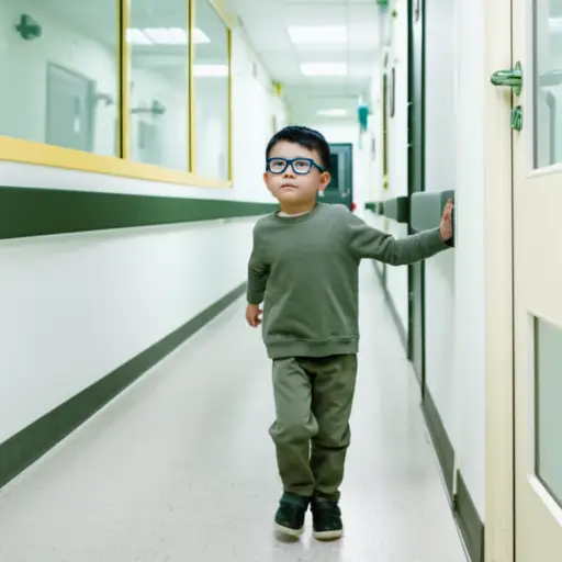 他在一次童年事故中失去了视力。