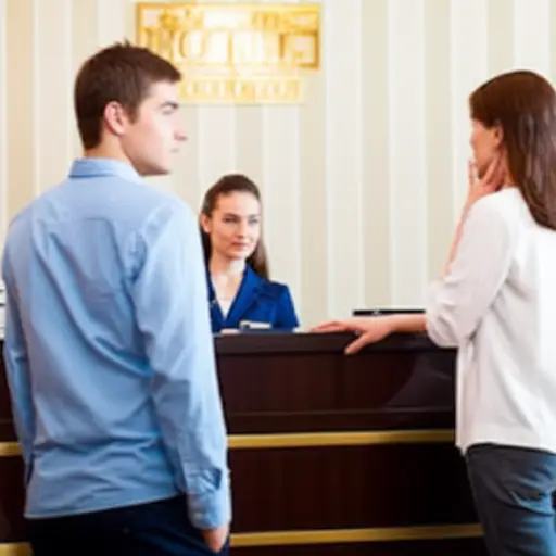 我们对酒店的服务非常不满。