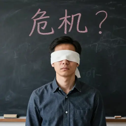 他对这些显而易见的问题持续视而不见，最终将导致危机。
