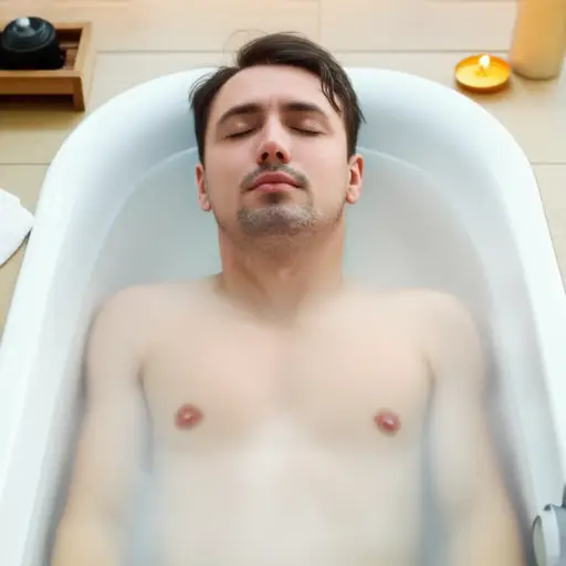 漫长的一天后，泡个热水澡总能让我放松下来。