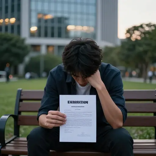 失去工作对他的自信心是一个严重的打击。