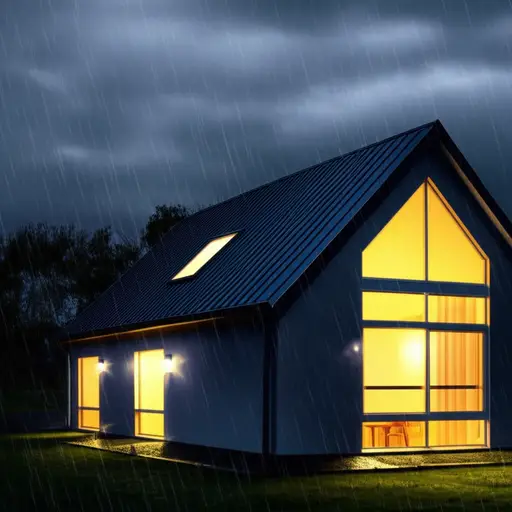 天气很糟，但至少我们有遮风挡雨的地方。