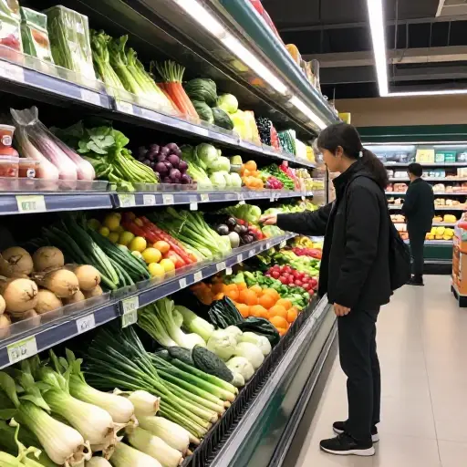 有机农产品在现代超市中并不罕见。