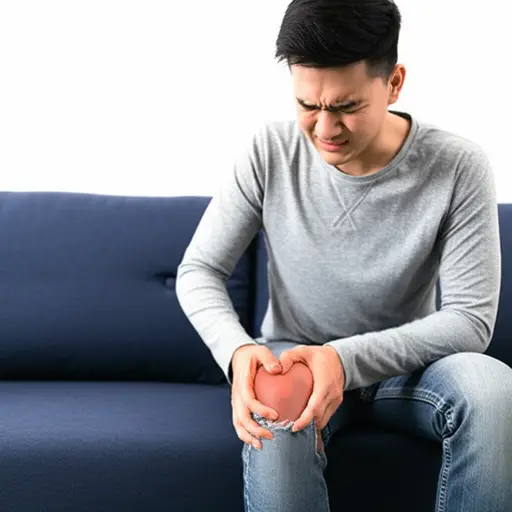 我的膝盖受伤了，现在很疼。