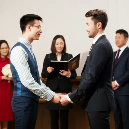 如果你是同性恋，你可能需要举行民事仪式。