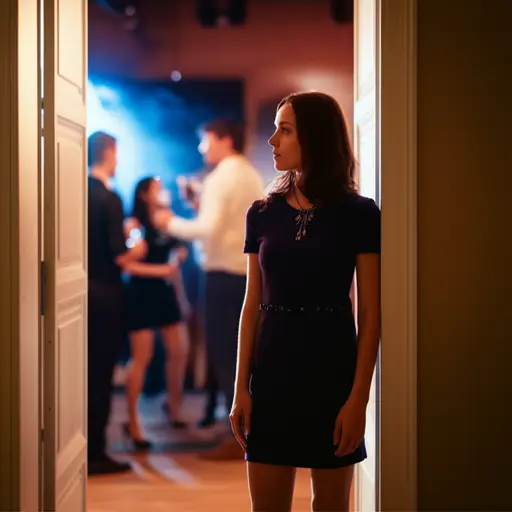 我猜她不会来参加派对。