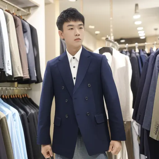 我需要一件时髦的夹克去面试。