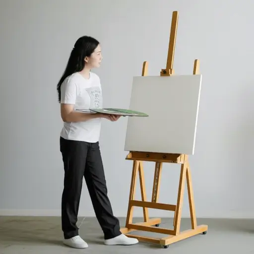 画家忘了在这幅画上签名。