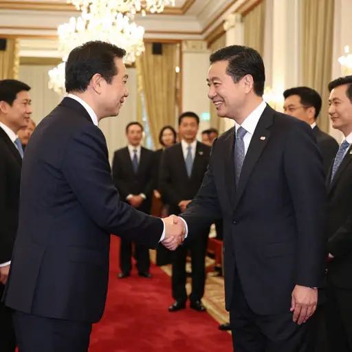 我见过首相——至少，我在一次招待会上和他握过一次手。