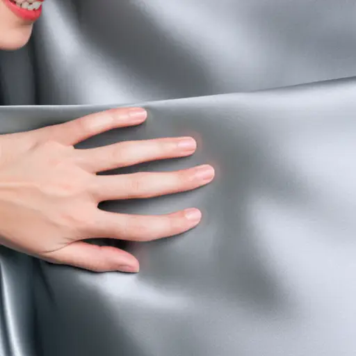 我喜欢丝绸制成的衣服，因为它很舒适。