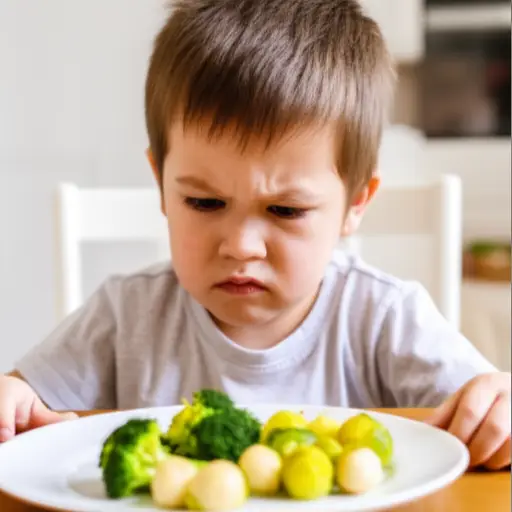 乔看到午餐是什么时，做了个鬼脸。