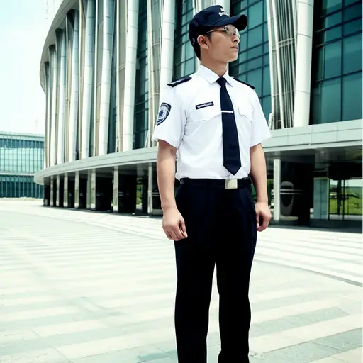 保安负责保护大楼。