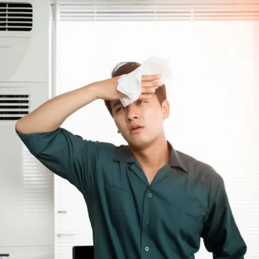 在没有空调的情况下，你怎么能忍受这样的炎热工作？