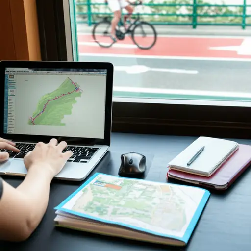 我正在写关于我们的自行车路线。