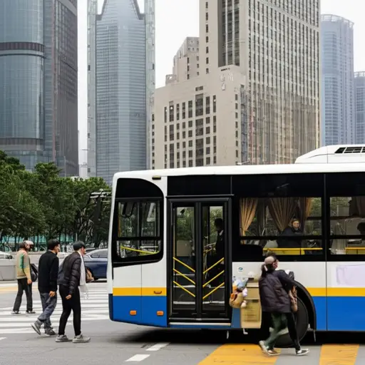 如果我们去市中心，我们可以坐公交车。