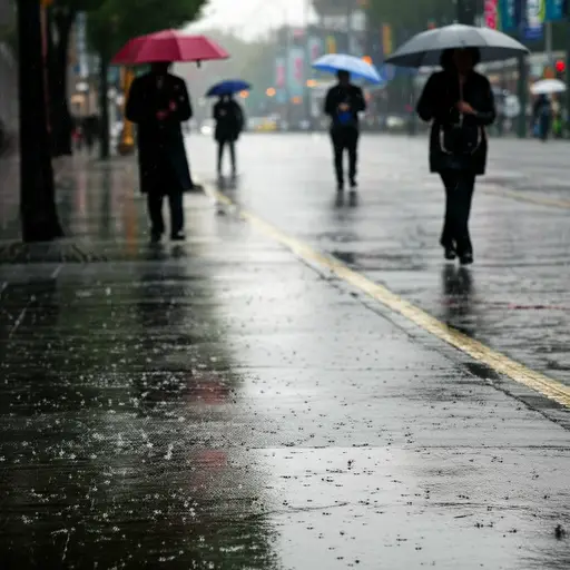 今天的天气真差，一直在下雨。