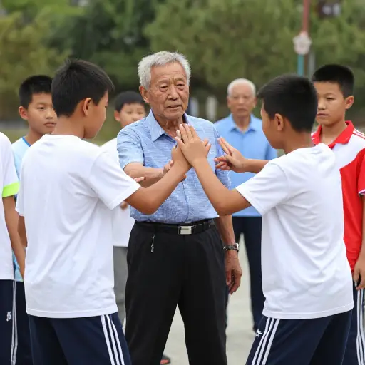 年长的男孩们制止了打斗。