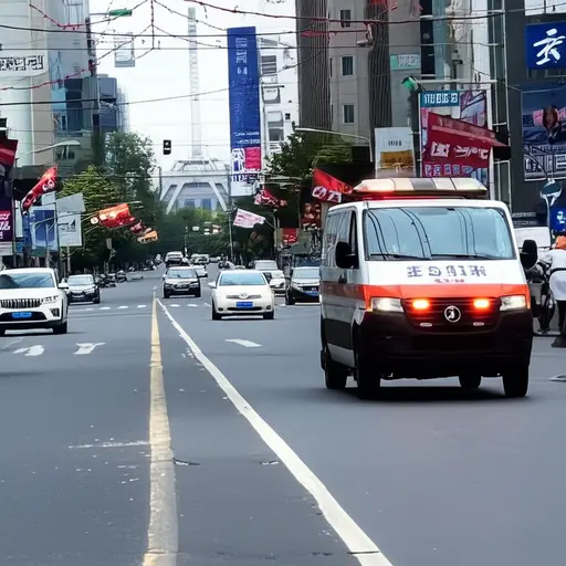 警报声预示着紧急车辆的到来。