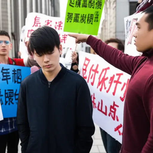 他因为拒绝参加抗议而被称作懦夫。