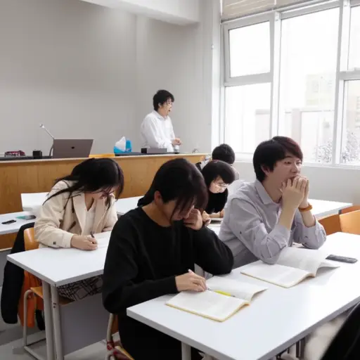 学生们似乎对讲座不感兴趣。