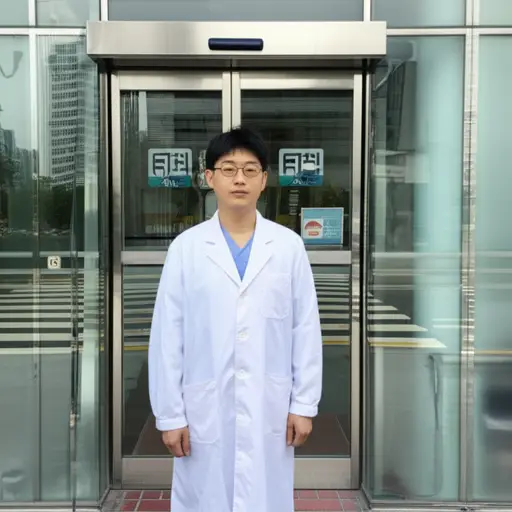 我的牙医在市中心开了一家诊所。