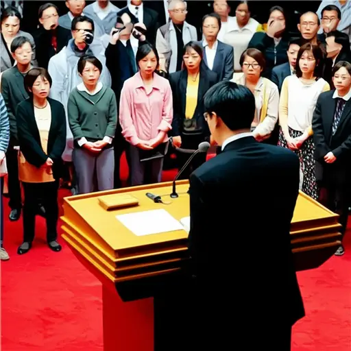 在他的宣布之后，是一片震惊的沉默。