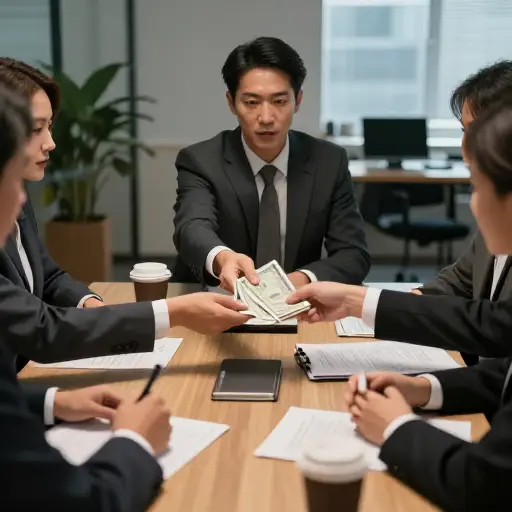 调查揭示了公司内部一个贿赂和腐败的网络。