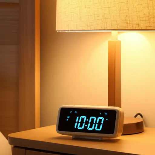 我设置闹钟是为了明天早起。