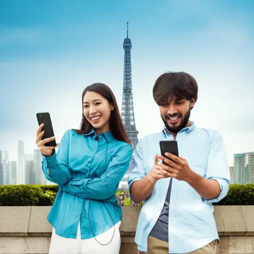 尽管我们现在住在不同的城市，但我们仍然保持联系。