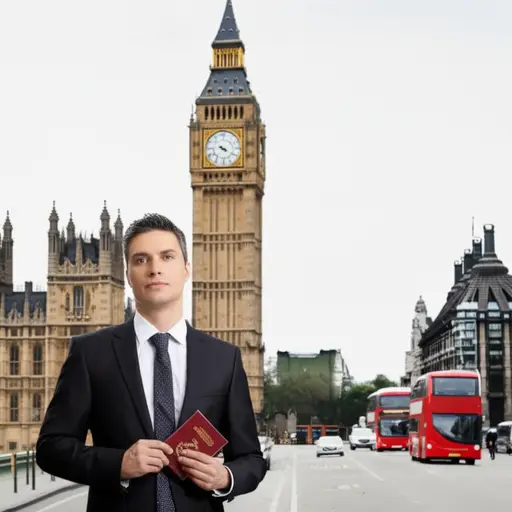 他在伦敦做律师，但他生来就是法国人。