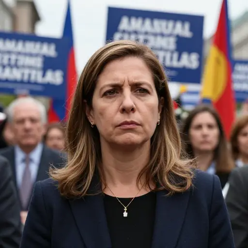 她非常右翼。