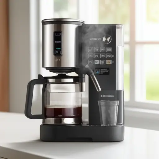 这台咖啡机每天早上都能煮出香浓的咖啡。