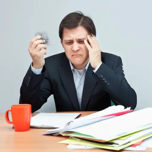 压力会导致你的头发过早变白。