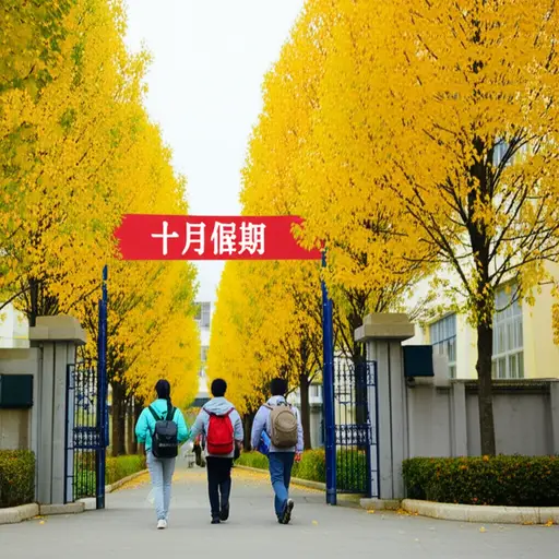 我们学校在十月有一个短暂的假期。