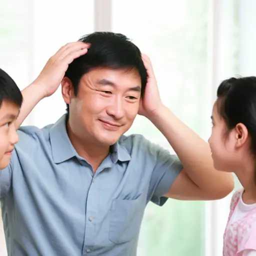 我父亲对待我们都一视同仁。