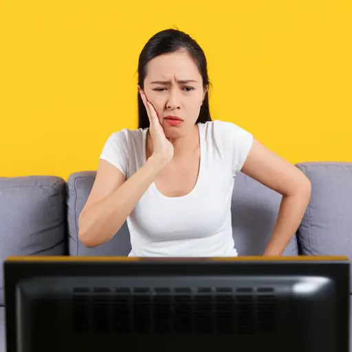 她抱怨电视上所有的性和暴力内容。