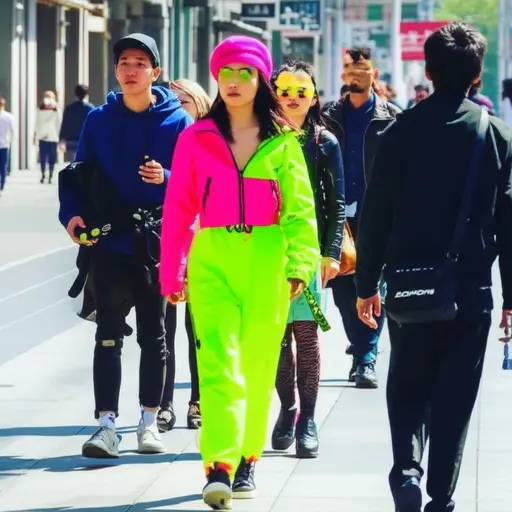 当我和朋友们出去时，我确实喜欢穿能吸引人们注意的衣服。